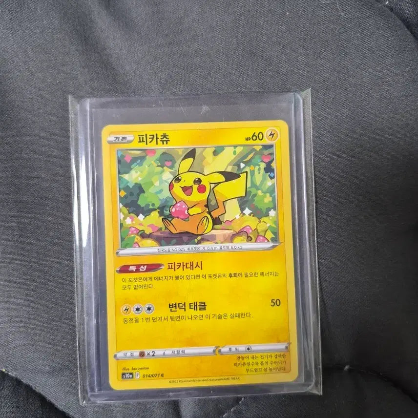 [BUNJANG] Pokemon Card Pikachu Rare Card / 포켓몬 카드 피카츄