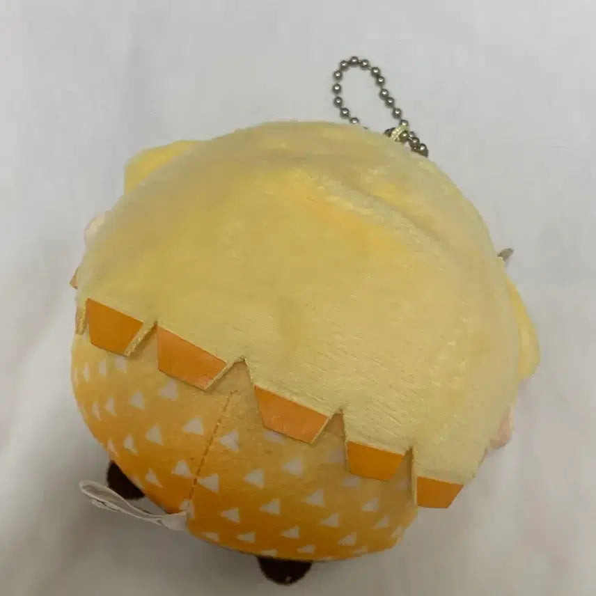 [BUNJANG] Demon Slayer Zenitsu FuwaKororin Plush Keychain - Authentic Japanese / 귀멸의 칼날 젠이츠 후와코로링 인형 키링 / 일본 정품