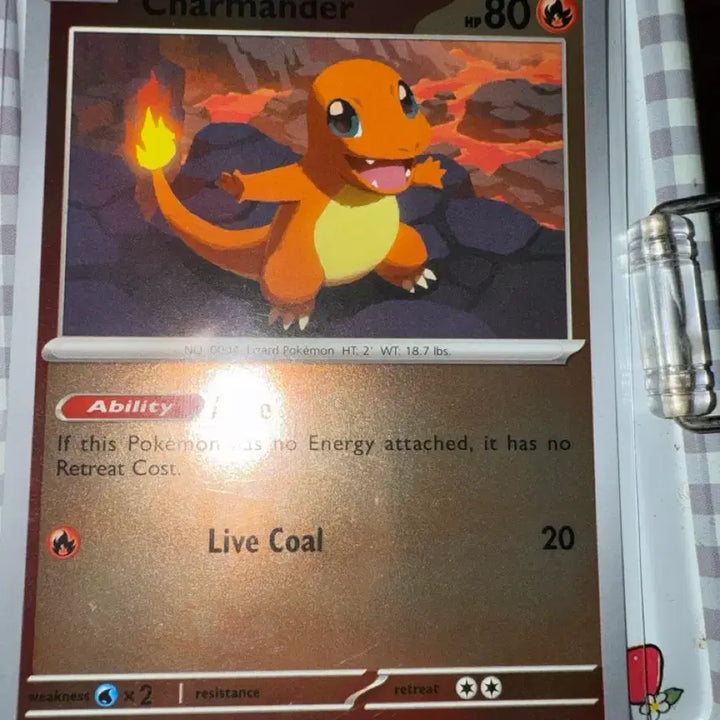 [BUNJANG] Pokemon Card Charmander 011/094 North America / 포켓몬 카드 파이리 011/094 북미