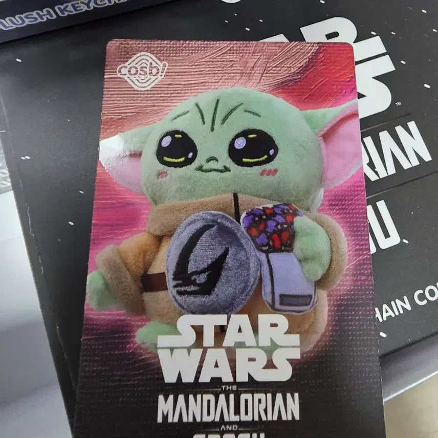 [BUNJANG] Hot Toys Mandalorian &amp; Grogu Cosbi Plus Keychain (Popcorn Grogu) / 핫토이 만달로리안과 그로구 코스비 플러스 키체인 그로구(팝콘)