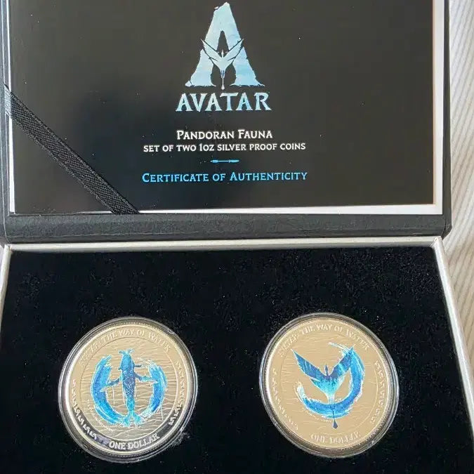 [BUNJANG] Avatar: The Way of Water Commemorative Coin Set (2 Types) / 아바타 물의 길 기념 주화 2종 세트