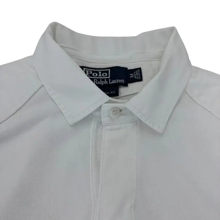 [BUNJANG] Polo Rugby T-Shirt White (M) / 폴로 럭비티셔츠 화이트 (M/국내95~100)
