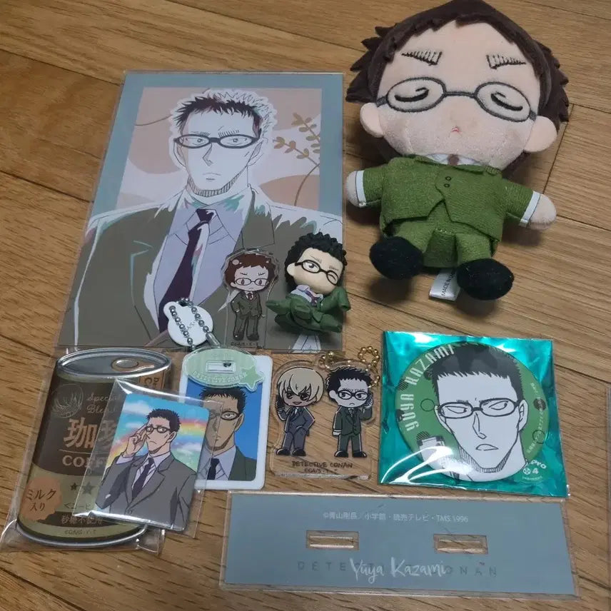 [BUNJANG] Detective Conan Kazami Furuya Furukaza Acrylic "Osuwari" Can Badge Sticker Illustration Book / 코난 카자미 후루야 후루카자 아크릴 오스와리 캔뱃지 스티커 일러북