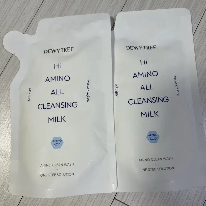 [BUNJANG] Dewytree High Amino All Cleansing Milk 200ml Refill Set (2 Pieces) / [듀이트리] 하이 아미노 올 클렌징 밀크 200ml 리필 2개 팔아요