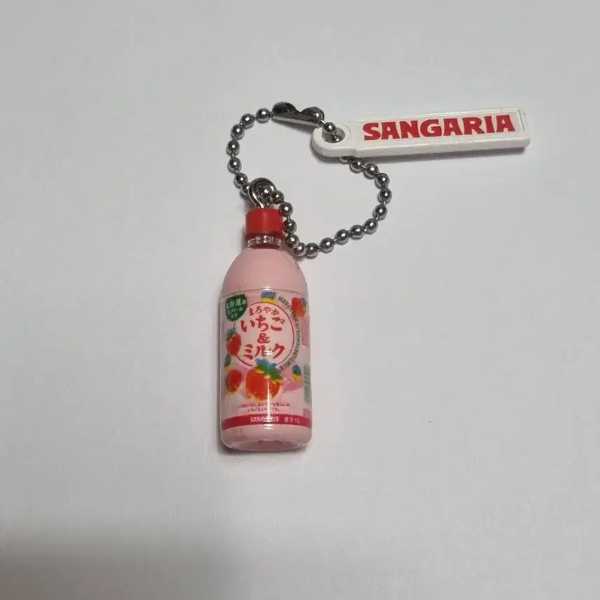 [BUNJANG] Sangria Strawberry Milk Gacha Keychain / 산가리아 딸기우유 가챠 키링