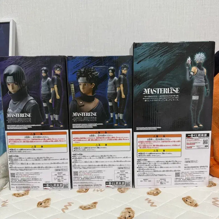 [BUNJANG] Bandai Ichiban Kuji Naruto - Itachi A, Shisui B, Kakashi D Figure Bundle Set / (무료배송) 나루토 제일복권 이타치 A,시스이 B,카카시 D 일괄 팝니당