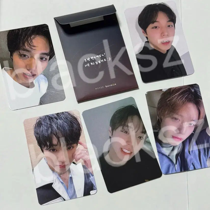 [BUNJANG] Park Jihoon 2022 Thailand Fan Meeting Photocard Bundle Set / 박지훈 2022 태국 팬미팅 포카세트 일괄 양도