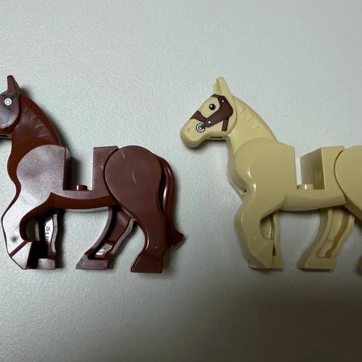 [BUNJANG] LEGO Castle New Brown Horse Tan Horse / 레고 캐슬 신형 갈색 말  탄색 말