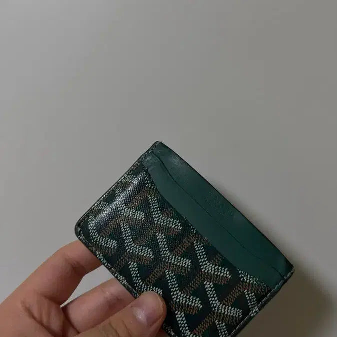[BUNJANG] Goyard Saint-Pierre Card Holder Green / 고야드 생쉴피스 카드지갑 그린