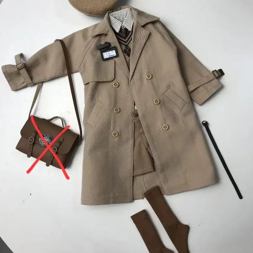 [BUNJANG] Lad Studio Trench Coat for 1/5 BJD Dolls / 1/5 bjd 구관인형옷  lad studio 트렌치코트