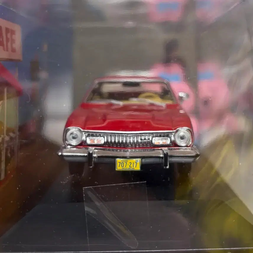 [BUNJANG] 1973 Ford Maverick 2-Door Sedan 1:43 Diecast Model Car - Red / 1:43 포드 매버릭 2도어 세단 1973 레드 다이캐스트