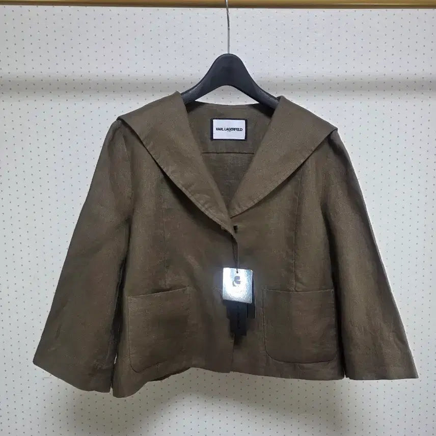 [BUNJANG] Karl Lagerfeld French Linen 100% Jacket (New) / 칼라거펠트 프렌치린넨100자켓66~77사이즈(새상품)