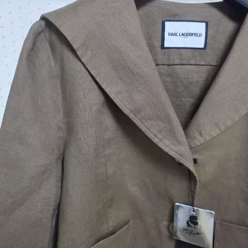 [BUNJANG] Karl Lagerfeld French Linen 100% Jacket (New) / 칼라거펠트 프렌치린넨100자켓66~77사이즈(새상품)