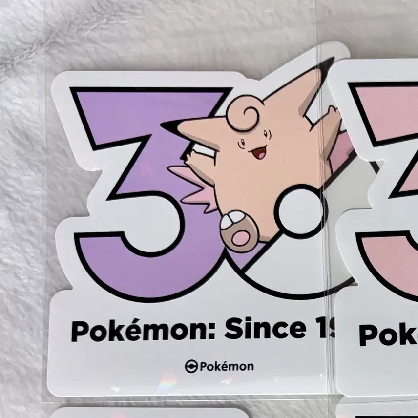 [BUNJANG] Pokemon 30th Anniversary Seongsu Pop-up Pixie Sticker / 포켓몬 30주년 성수 팝업 스티커 픽시