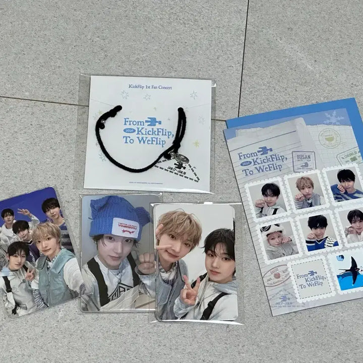 [BUNJANG] XG Flippity FLIP Zone Seoul Bracelet Bundle Set Photocard / 킥플립 팬콘 서울 위플립존 팔찌 포카 일괄