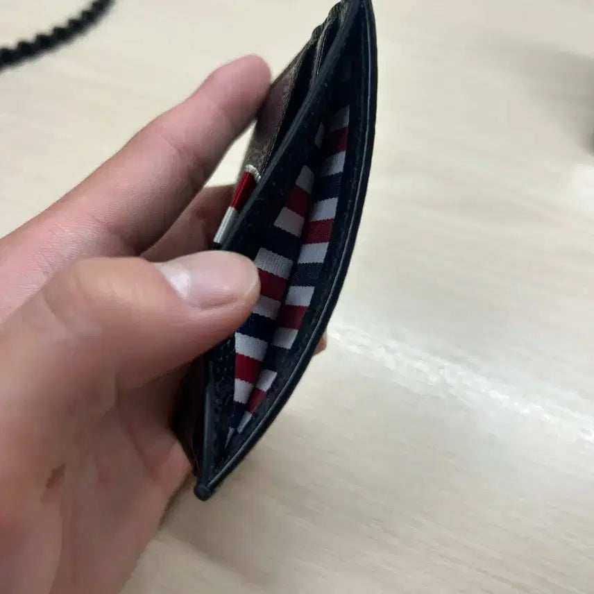 [BUNJANG] Thom Browne Leather Card Wallet / 톰브라운 카드지갑