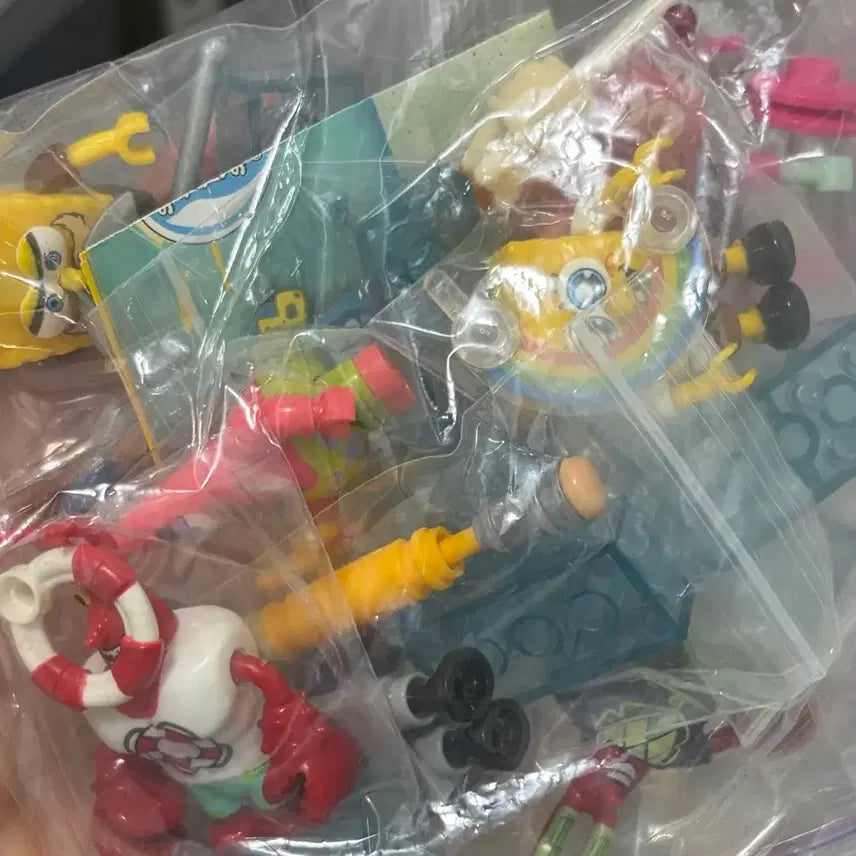 [BUNJANG] SpongeBob Mega Bloks Figure Series 3 8-Piece Bundle Set (Includes Secret) / 스폰지밥 메가블럭 레고 피규어 시리즈3 8종 일괄