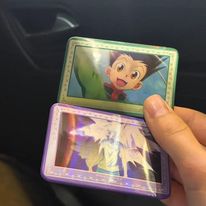 [BUNJANG] Hunter x Hunter Lenticular Badge Set (Gon &amp; Killua) / 헌터헌터 렌티큘러 뱃지 (곤, 키르아 일괄)