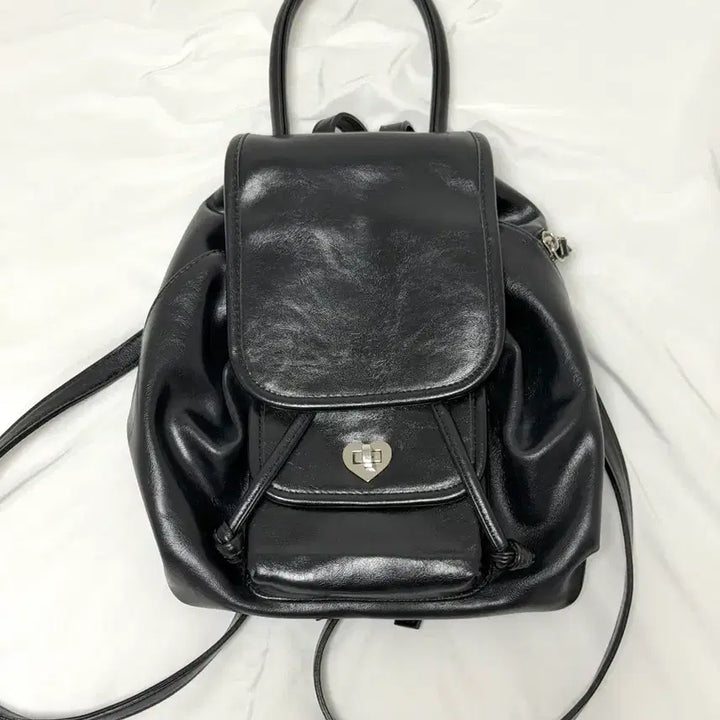 [BUNJANG] ELNOI In The Bag Black Mini Backpack / 엘노이 인더백 블랙 미니 백팩