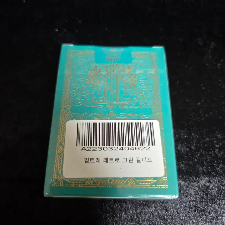 [BUNJANG] Filtre Retro Green Gilded Sealed Playing Cards / 마술 플레잉 카드 필트레 레트로 그린 길디드 미개봉