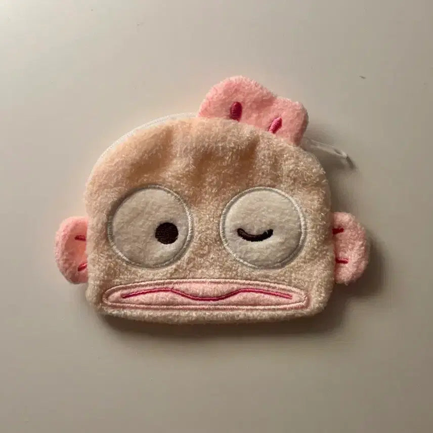 [BUNJANG] Hangyodon Pouch Wallet Pink / 한교동 가챠 파우치 지갑 핑크