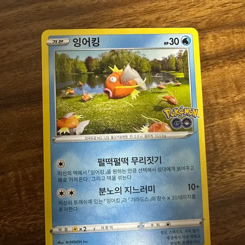 [BUNJANG] Pokemon GO Magikarp Trading Card / 포켓몬카드 잉어킹 GO 포켓몬고