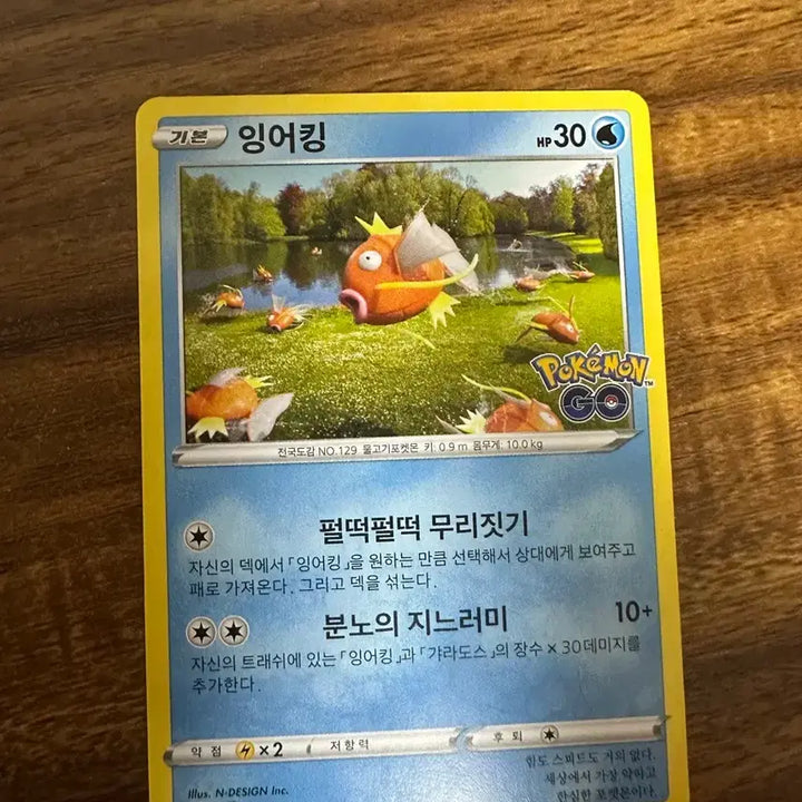 [BUNJANG] Pokemon GO Magikarp Trading Card / 포켓몬카드 잉어킹 GO 포켓몬고