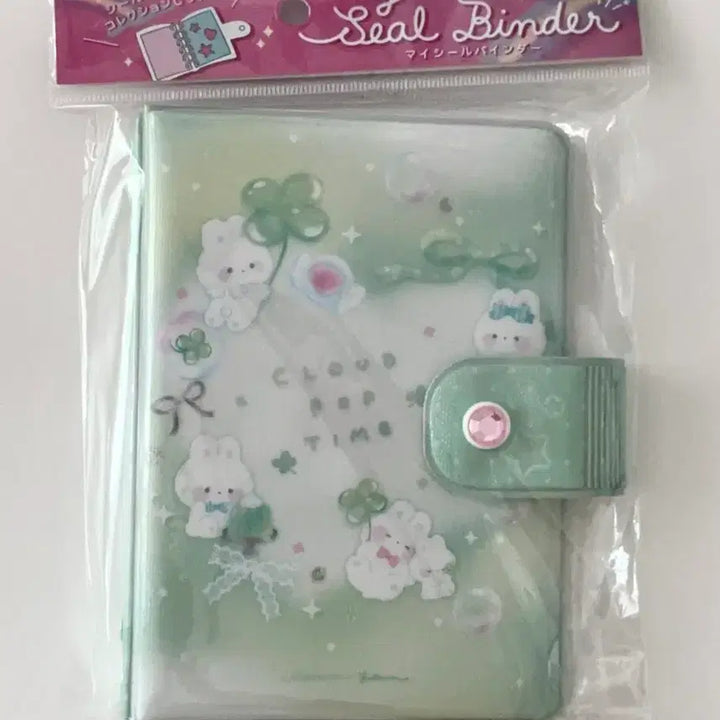[BUNJANG] Clover Usagi Lucky Rabbit 6-Ring Binder with Inserts (Japan Authentic) / 속지포함) 행운 토끼 씰 바인더 일본정품 클로버 우사기 6공 봉봉드롭