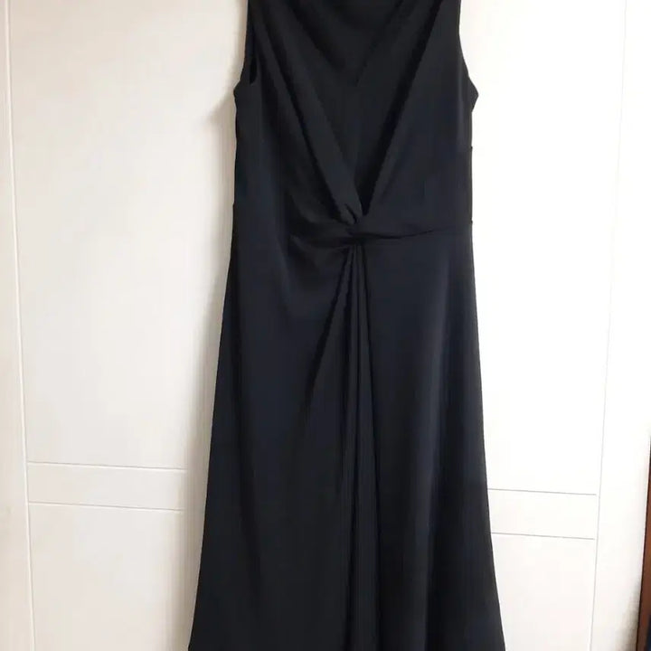 [BUNJANG] Ann Taylor Black V-Neck Cable Knit Long Dress / 앤 테일러 블랙 브이넥 꼬임 롱 원피스 드레스