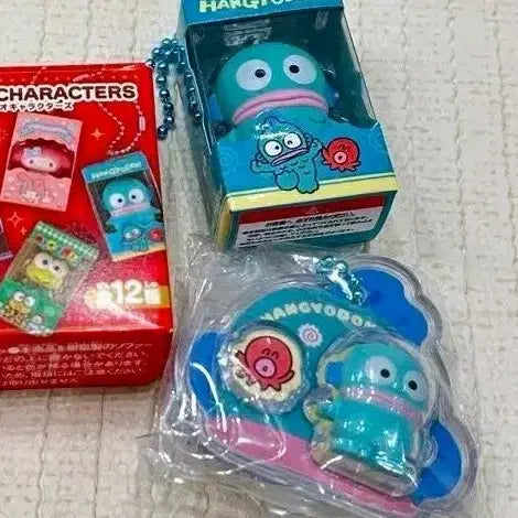 [BUNJANG] Bandai Hangyodon 2 Types Set Keychain (Chocoball Package, Chocoegg Box) / 반다이 한교동키링 2종 세트 (초코볼 패키지, 초코에그박스)