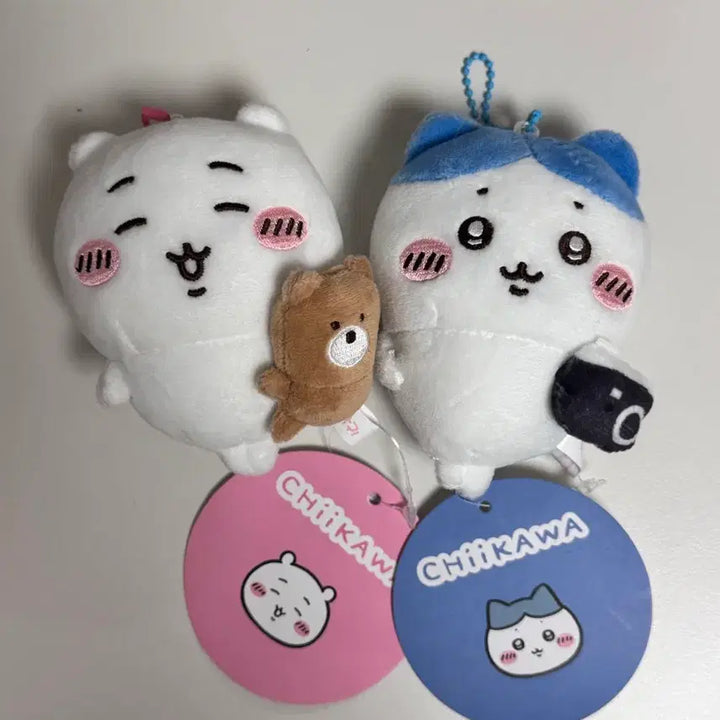 [BUNJANG] Cheekawa Hachiware Plush Keychain Bundle Set / (일괄) 먼작귀 치이카와, 하치와레 인형 키링