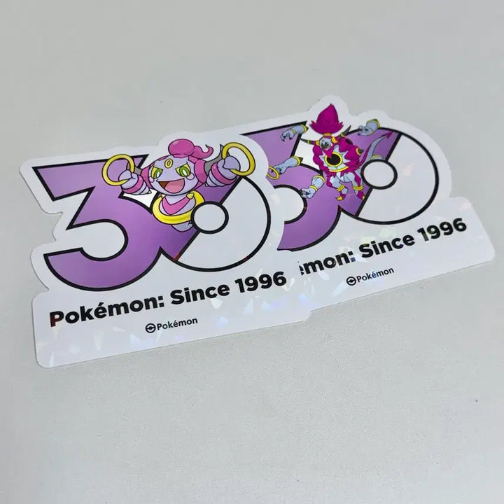 [BUNJANG] Pokemon 30th Anniversary Logo Sticker Set - Hoopa (Sealed) / 포켓몬 30주년 로고 스티커-후파