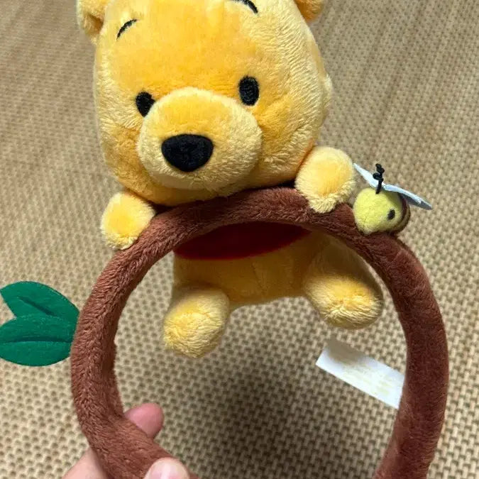 [BUNJANG] Disney Winnie the Pooh Relipass Card Holder &amp; Headband Bundle Set / 디즈니랜드 푸 릴패스 카드지갑 머리띠 일괄