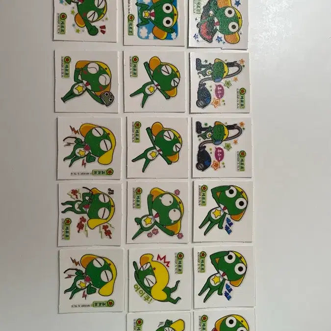 [BUNJANG] Keroro Stickers (106 pcs) / 개구리중사케로로 스티커 106장