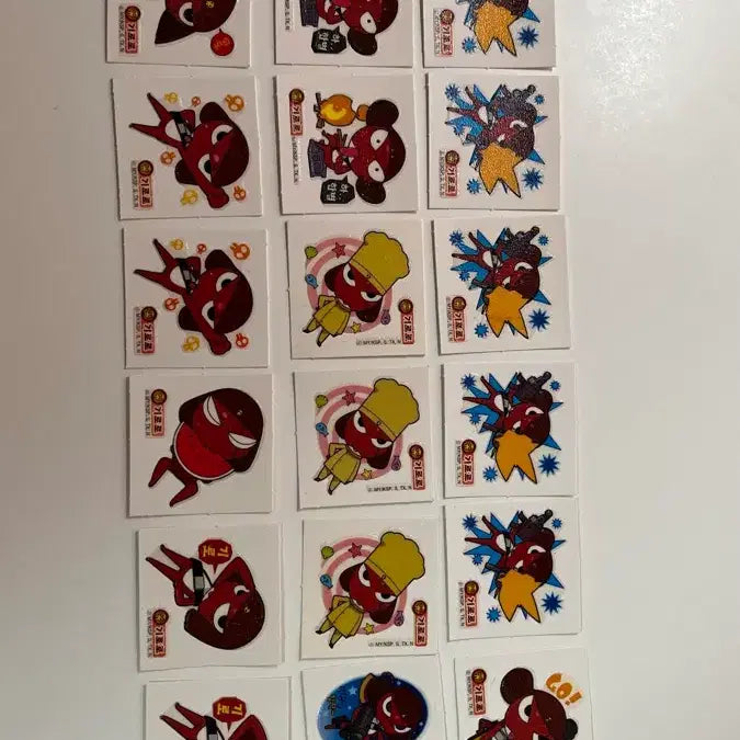 [BUNJANG] Keroro Stickers (106 pcs) / 개구리중사케로로 스티커 106장