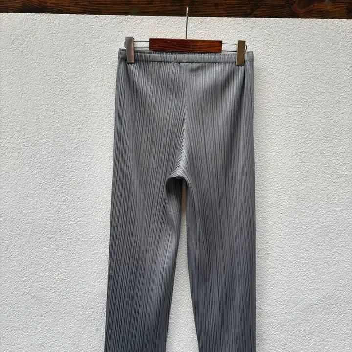 [BUNJANG] Pleats Please Capri Grey Pants / 플리츠플리즈 카프리 그레이 팬츠
