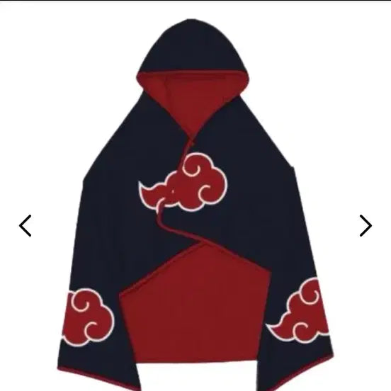 [BUNJANG] SPAO Naruto Akatsuki Hooded Blanket (Sealed) / (미개봉) 스파오 나루토 후드담요 아카츠키