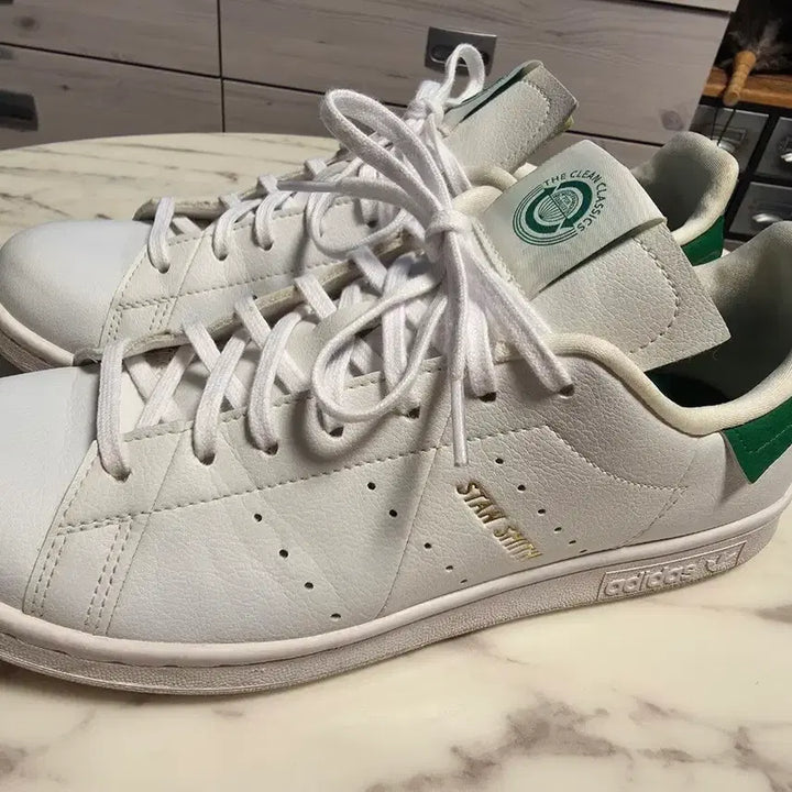 [BUNJANG] Adidas Stan Smith White Green Shoes (265mm) / 스탠스미스 화이트 그린 265