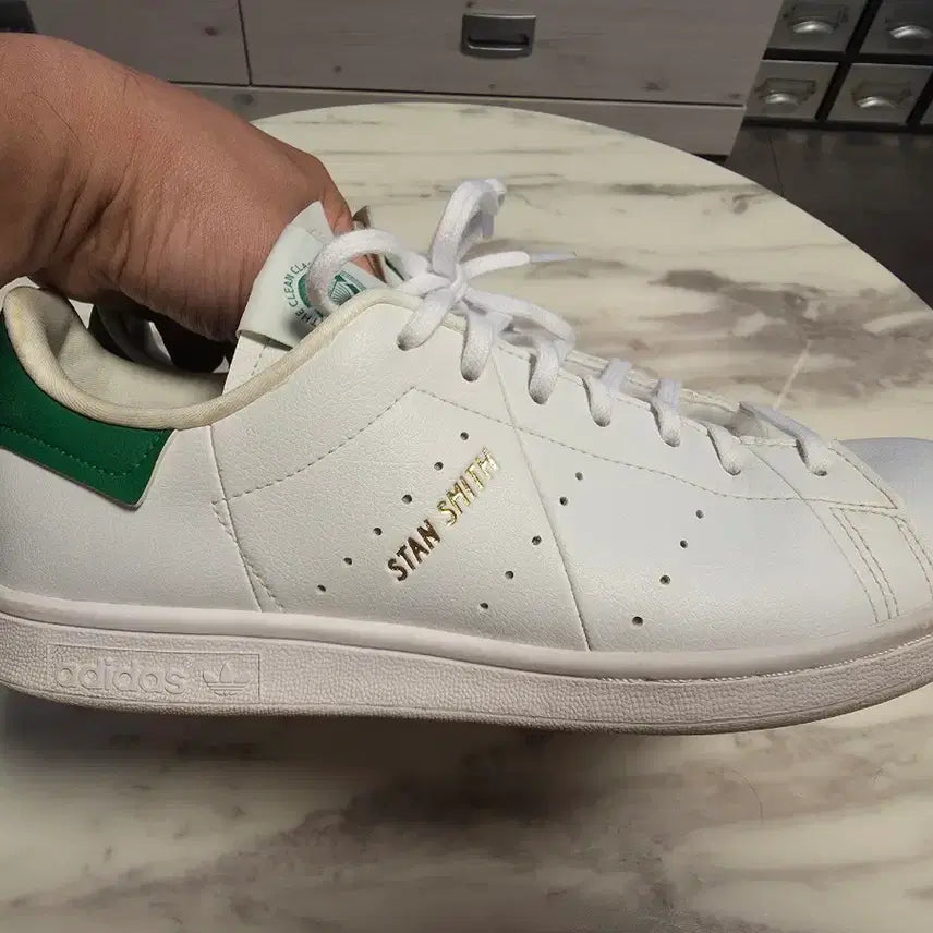 [BUNJANG] Adidas Stan Smith White Green Shoes (265mm) / 스탠스미스 화이트 그린 265