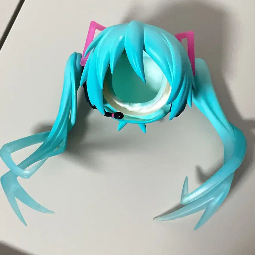 [BUNJANG] Hatsune Miku V4X Nendoroid Figure Head Parts / 하츠네미쿠 v4x 넨도로이드 피규어 머리 헤어 파츠