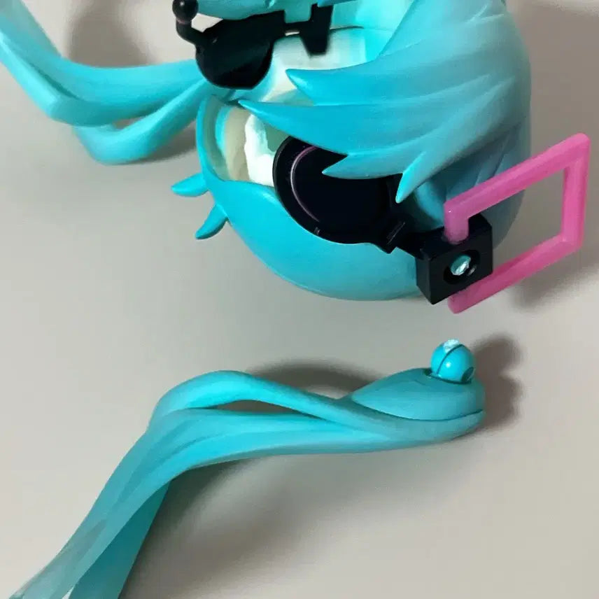 [BUNJANG] Hatsune Miku V4X Nendoroid Figure Head Parts / 하츠네미쿠 v4x 넨도로이드 피규어 머리 헤어 파츠