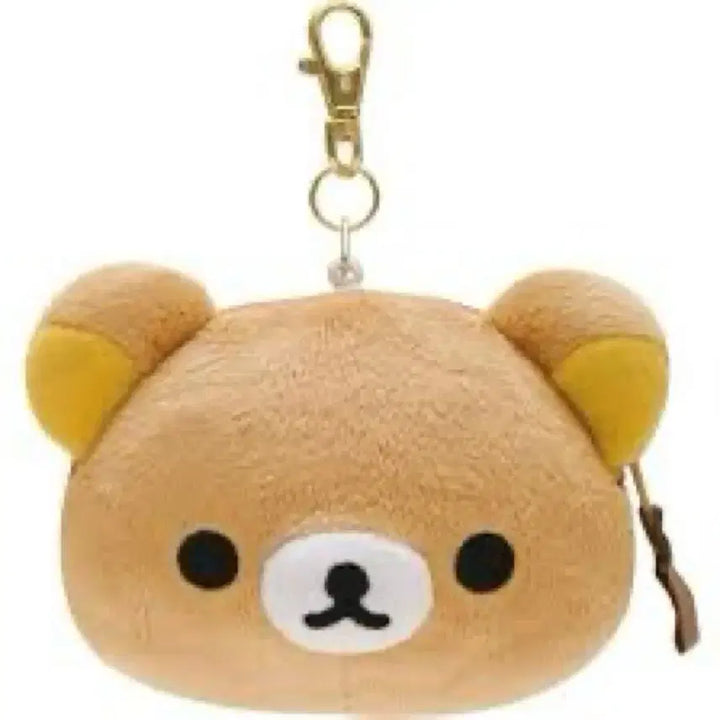 [BUNJANG] San-X Rilakkuma Face Reel Pass Case / 산엑스 리락쿠마 페이스 누이 릴 패스 케이스