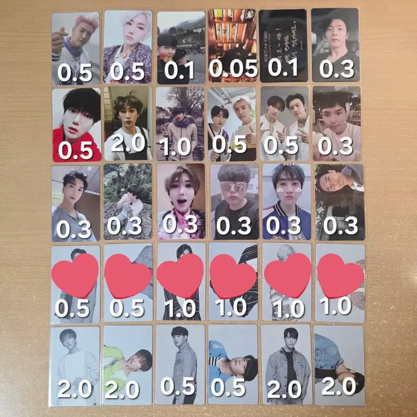 [BUNJANG] Super Junior Eunhyuk Donghae Kyuhyun Yesung Heechul Photocard Fortune Card Album / 슈퍼주니어 슈주 은혁 동해 규현 예성 희철  포카 포춘카드 포토카드 앨범