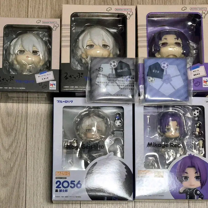 [BUNJANG] Blue Lock Nagi Seishiro &amp; Mikage Reo Look Up Nendoroid Bundle Set (Sealed) / 미개봉) 블루록 나기 레오 룩업 넨도로이드 일괄