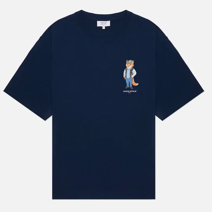 [BUNJANG] Maison Kitsune Fox Oversized T-shirt / 메종 드레스드 폭스 오버사이즈 티셔츠