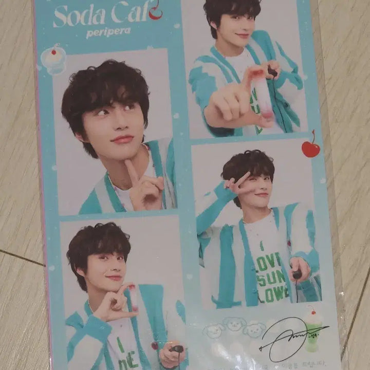 [BUNJANG] NCT 127 Doyoung Jungwoo Peripera Soda Cafe 4-Cut Special Edition 2 Types / 엔시티127 도영 정우 페리페라 소다카페 4컷 특전 2종