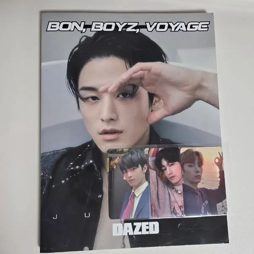 [BUNJANG] The Boyz Juyeon Dazed Bon Voyage Photocard &amp; Photobook Set / 더보이즈 데이즈드 본보야지 주연 + 포카