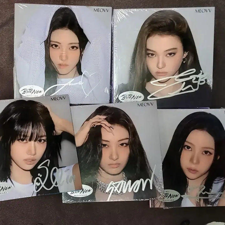 [BUNJANG] Blackpink 5 Members Autographed Album Bundle Set / meovv 5인 싸인 앨범 일괄 미야오 블랙핑크 blackpink