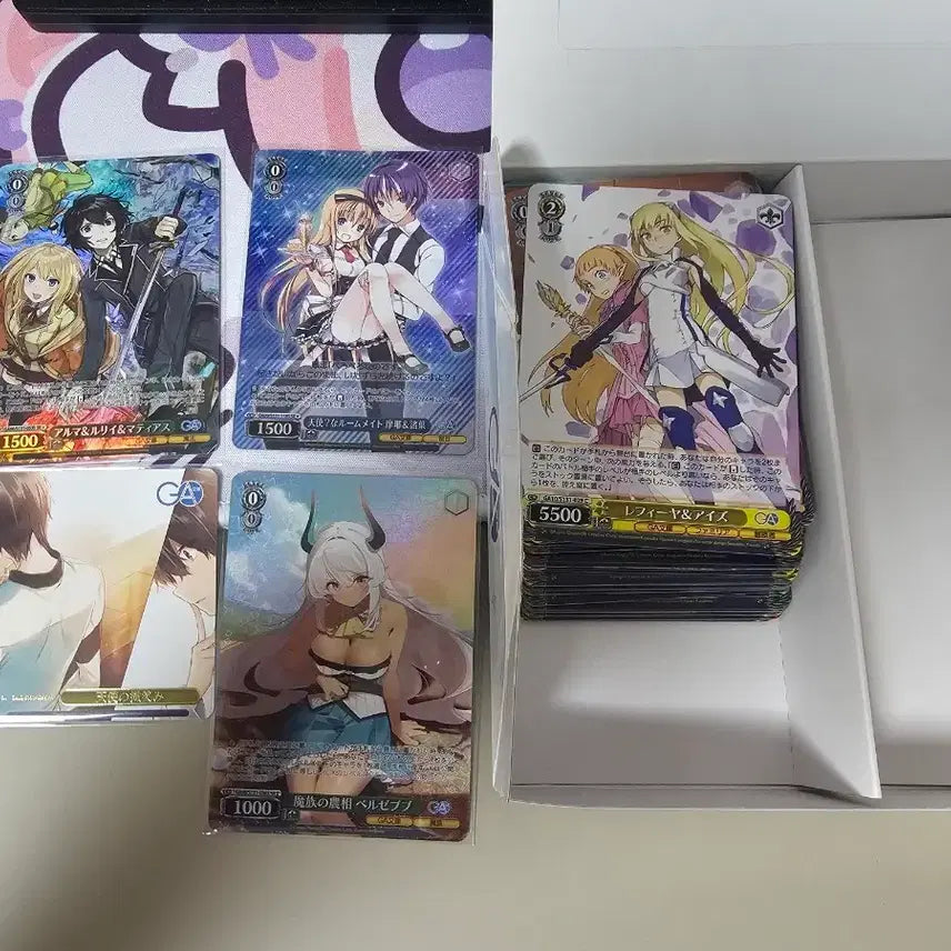 [BUNJANG] Weiss Schwarz GA Bunko Cards (Common &amp; SR) / 바이스슈발츠 GA 문고 일반카드 및 SR판매