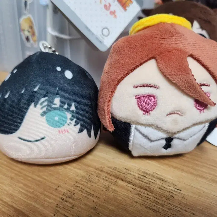 [BUNJANG] Chainsaw Man Himeno Angel Manju Plush Keychain Bundle / 체인소맨 천사 히메노 만쥬 인형키링 일괄 아키 애인